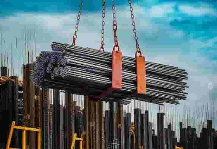 Man in hard hat at construction site